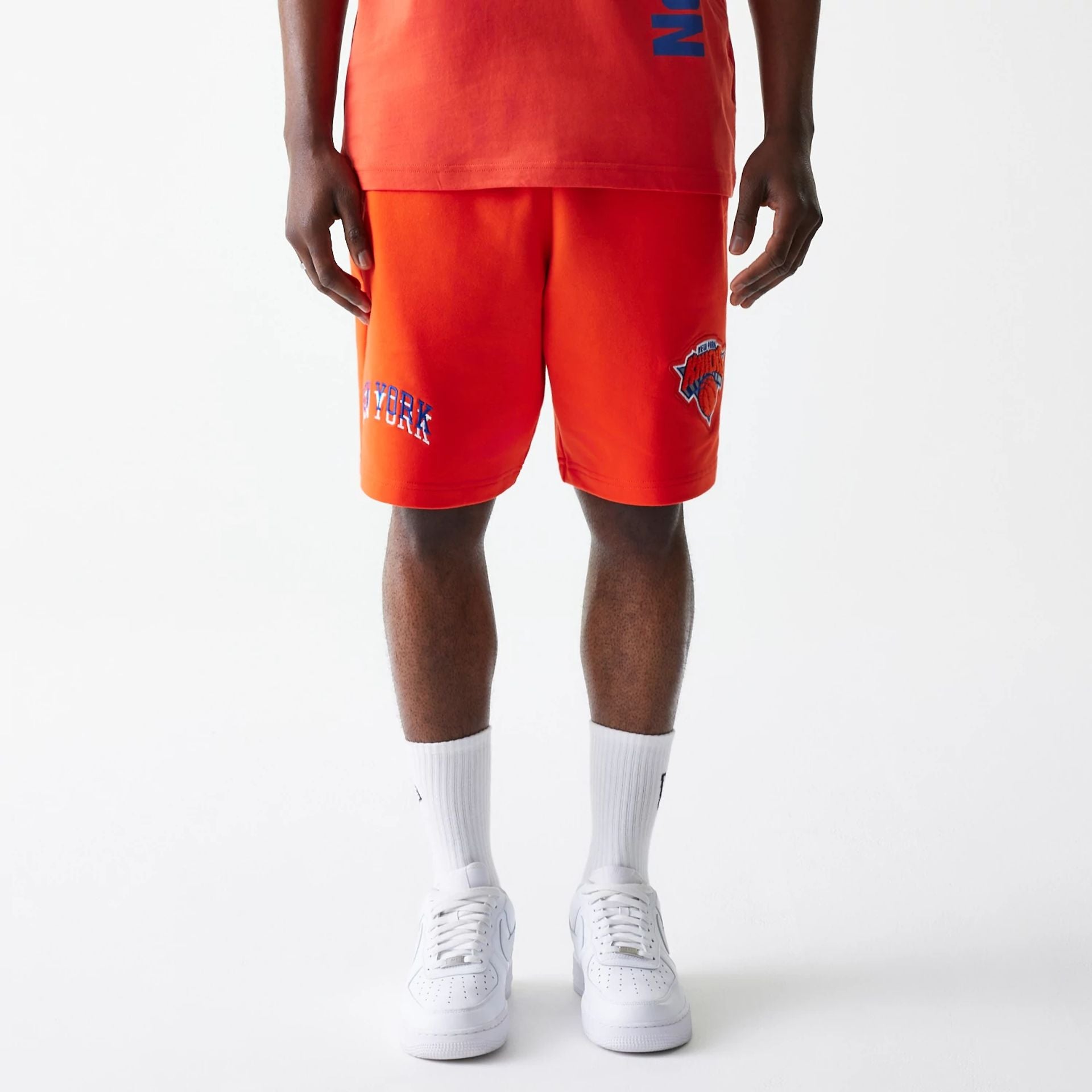 New York Knicks NBA City Edition Orange Shorts 1