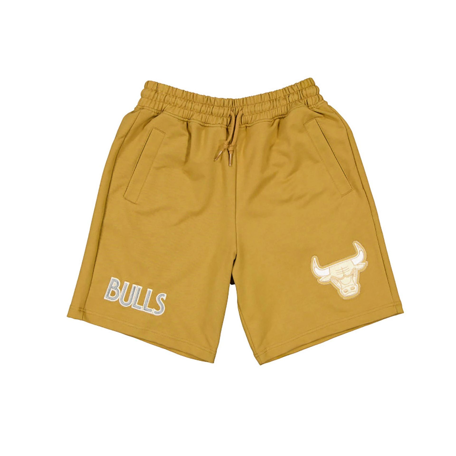 Chicago Bulls NBA City Edition Beige Shorts 1