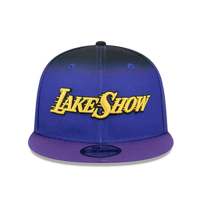 This is a LA Lakers NBA City Edition Purple 9FIFTY Snapback Cap 3