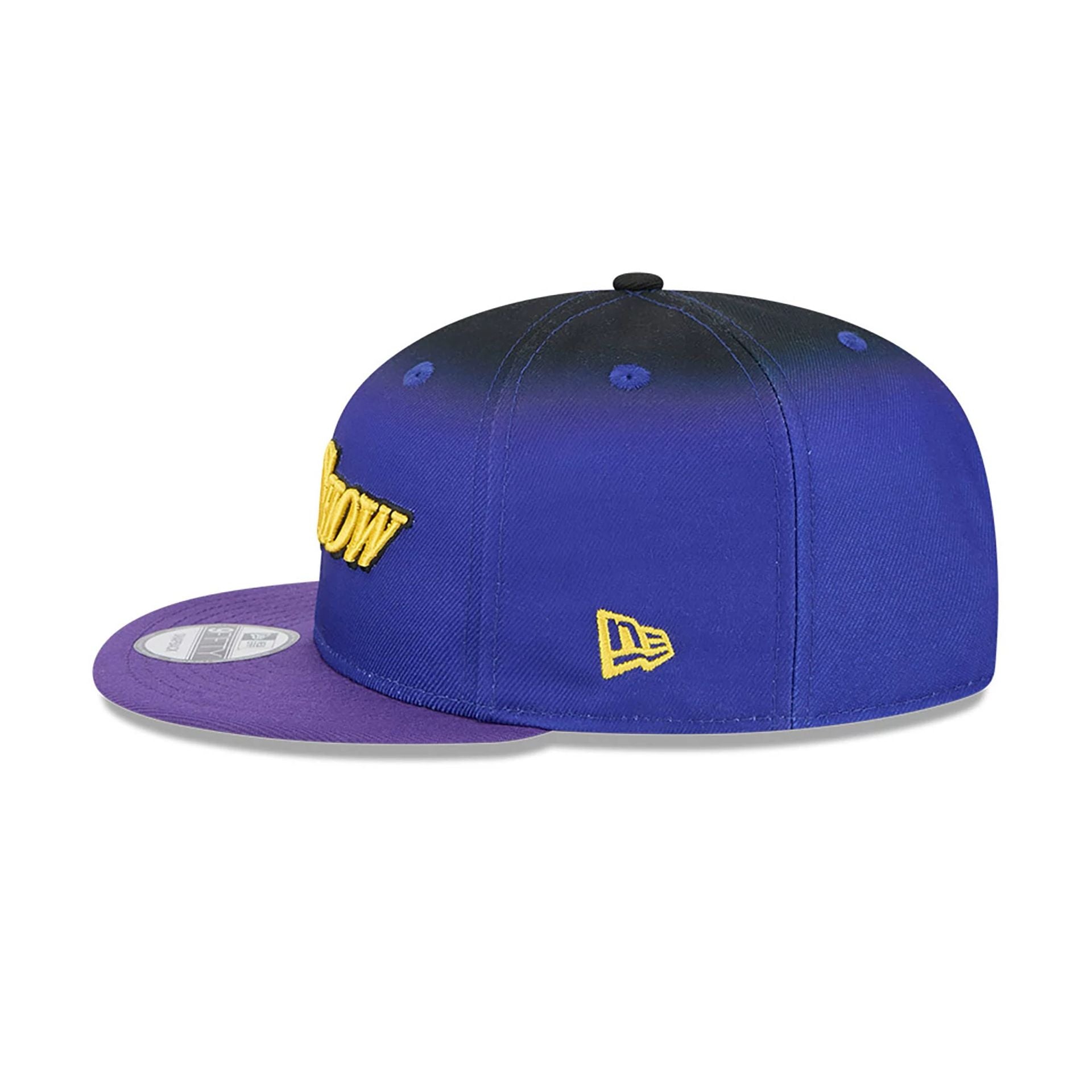 This is a LA Lakers NBA City Edition Purple 9FIFTY Snapback Cap 7