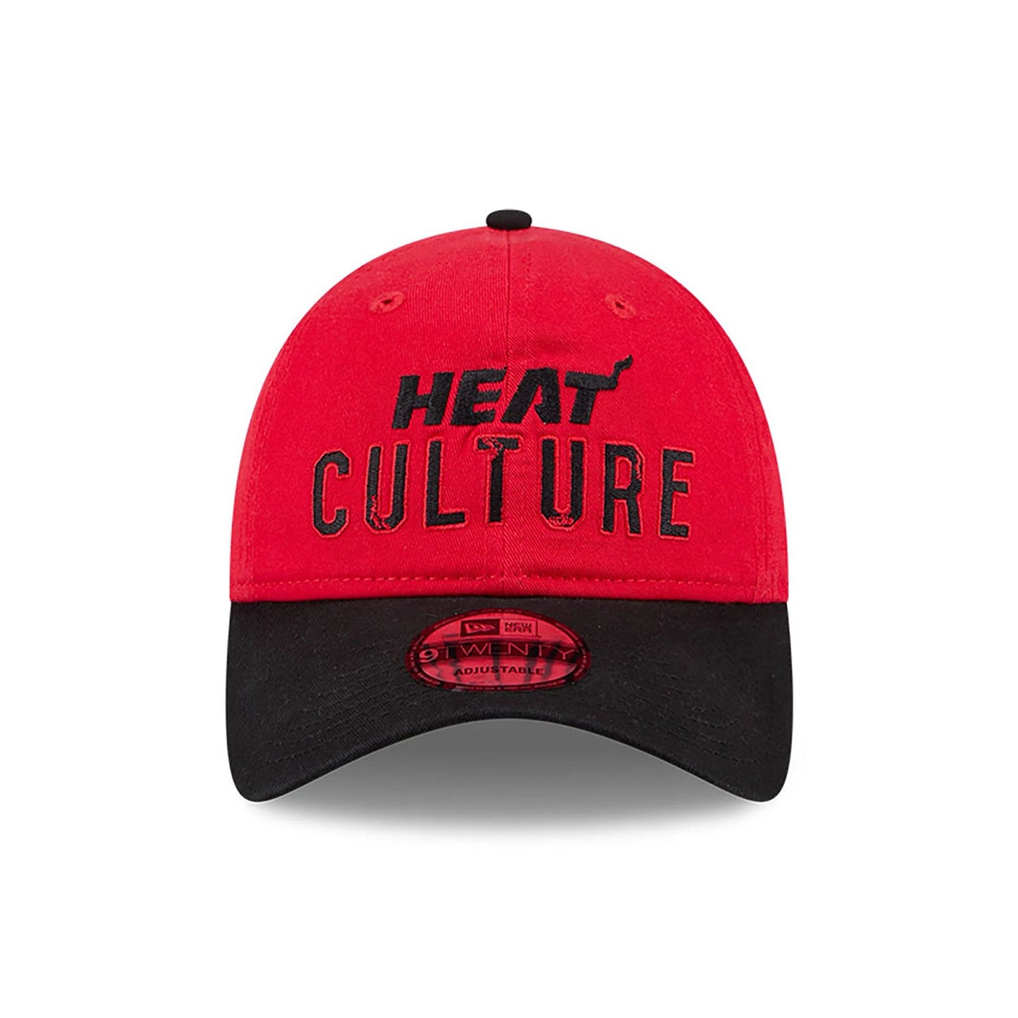 This is a Miami Heat NBA City Edition Red 9TWENTY Adjustable Cap 4