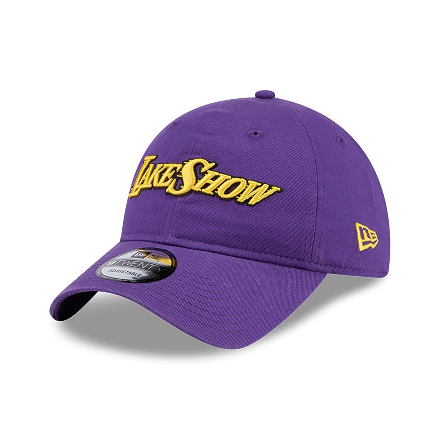 This is a LA Lakers NBA City Edition Purple 9TWENTY Adjustable Cap 1