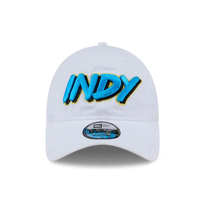 This is a Indiana Pacers NBA City Edition White 9TWENTY Adjustable Cap 2