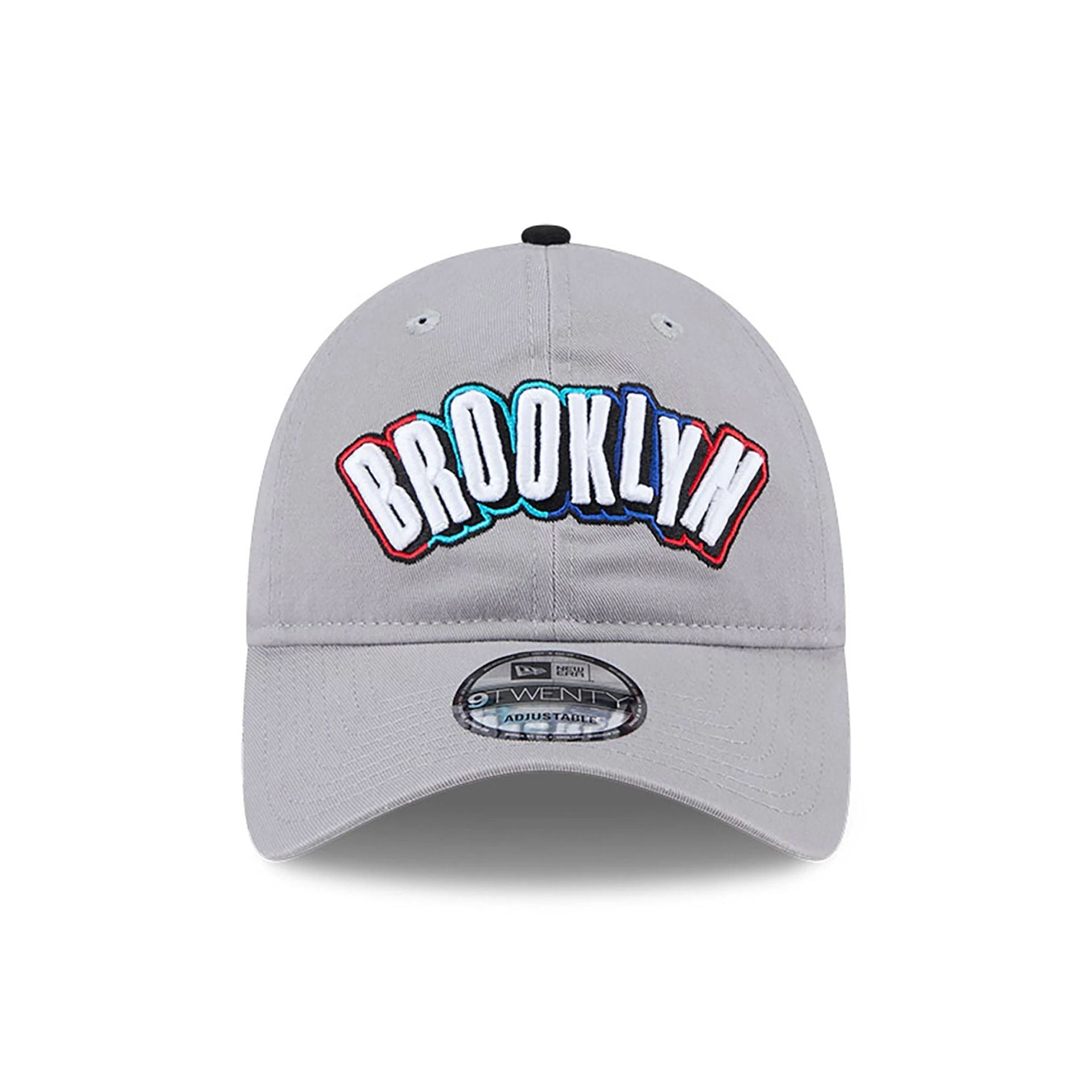 This is a Brooklyn Nets NBA City Edition Grey 9TWENTY Adjustable Cap 2