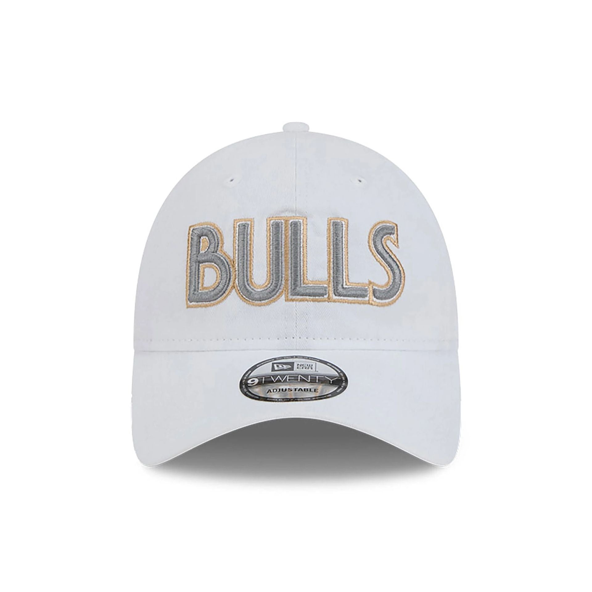 This is a Chicago Bulls NBA City Edition White 9TWENTY Adjustable Cap 2