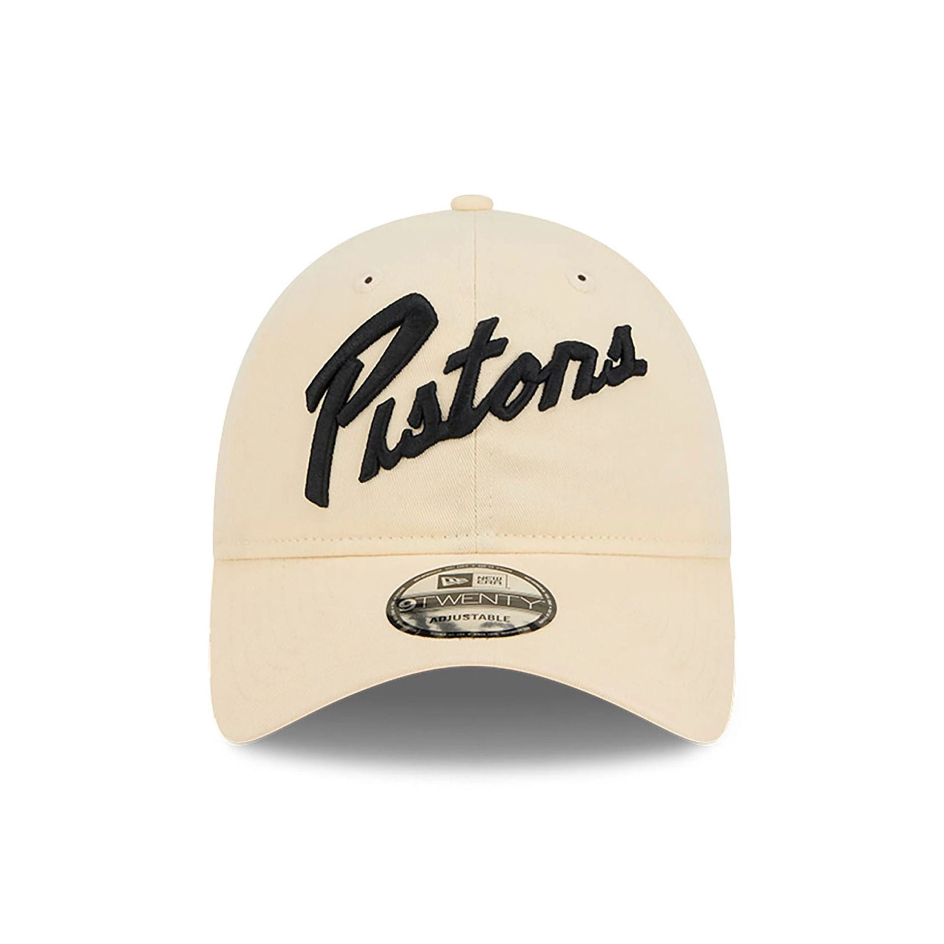 This is a Detroit Pistons NBA City Edition Light Beige 9TWENTY Adjustable Cap 2