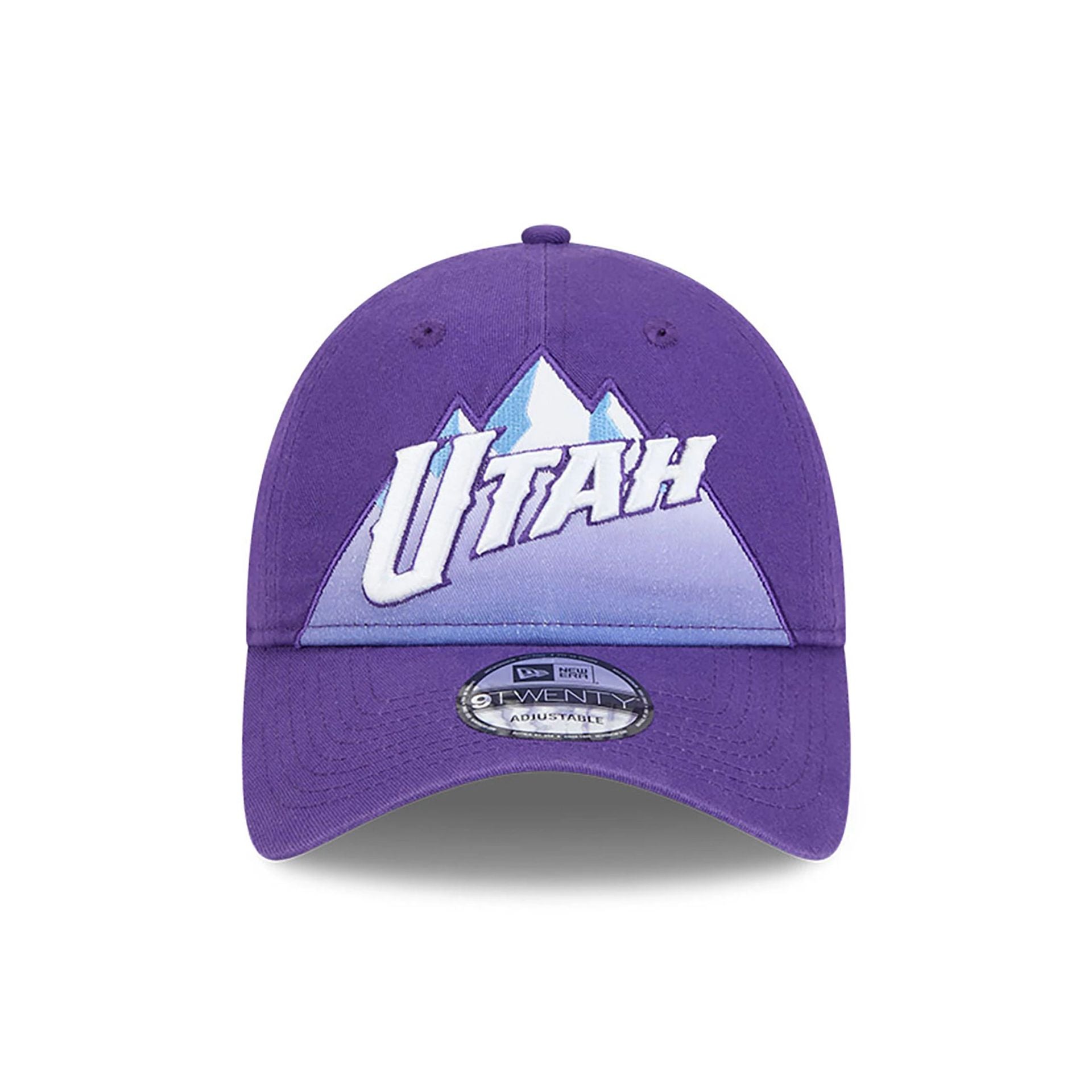 This is a Utah Jazz NBA City Edition Purple 9TWENTY Adjustable Cap 2