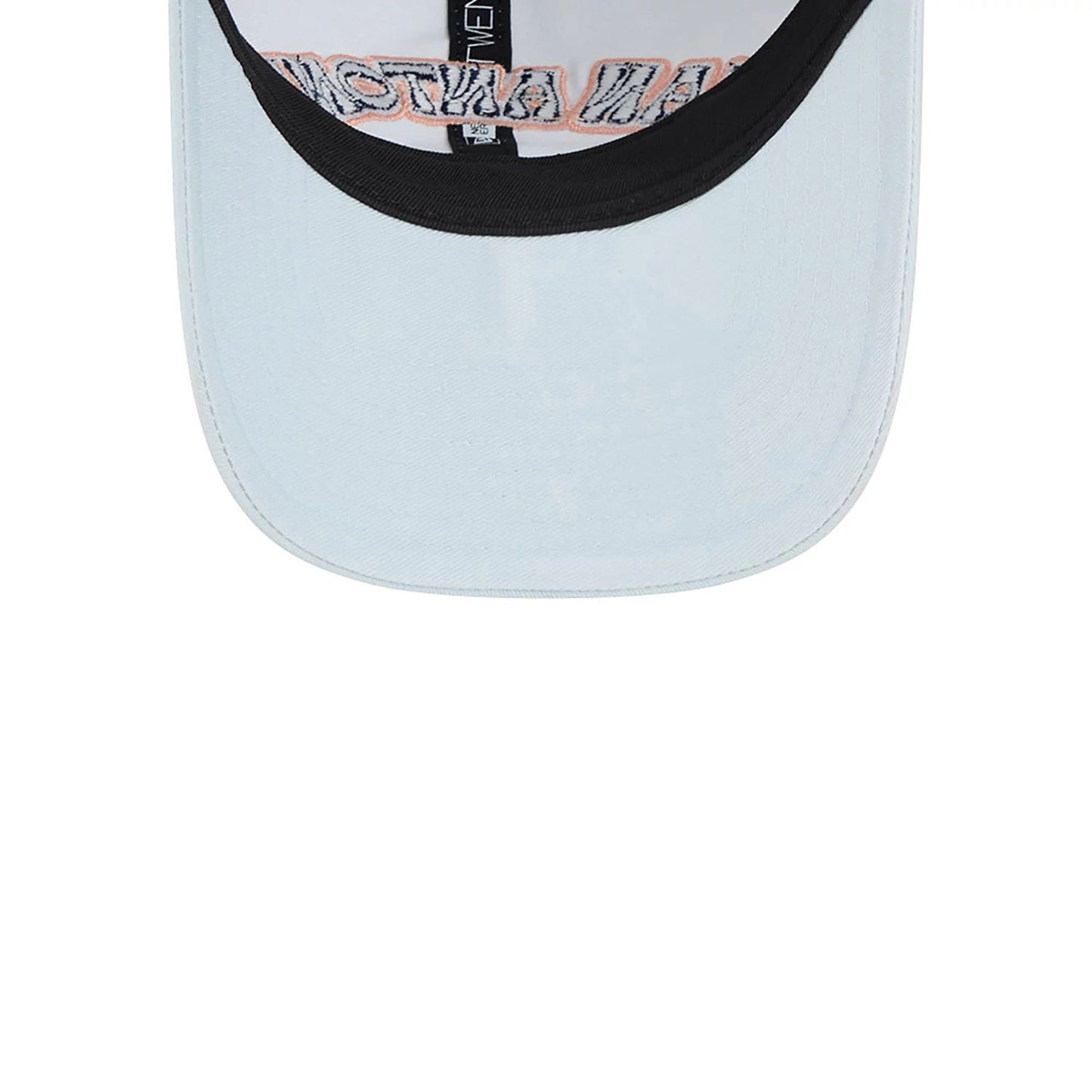 This is a San Antonio Spurs NBA City Edition light Blue 9TWENTY Adjustable Cap 4