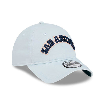 This is a San Antonio Spurs NBA City Edition light Blue 9TWENTY Adjustable Cap 3