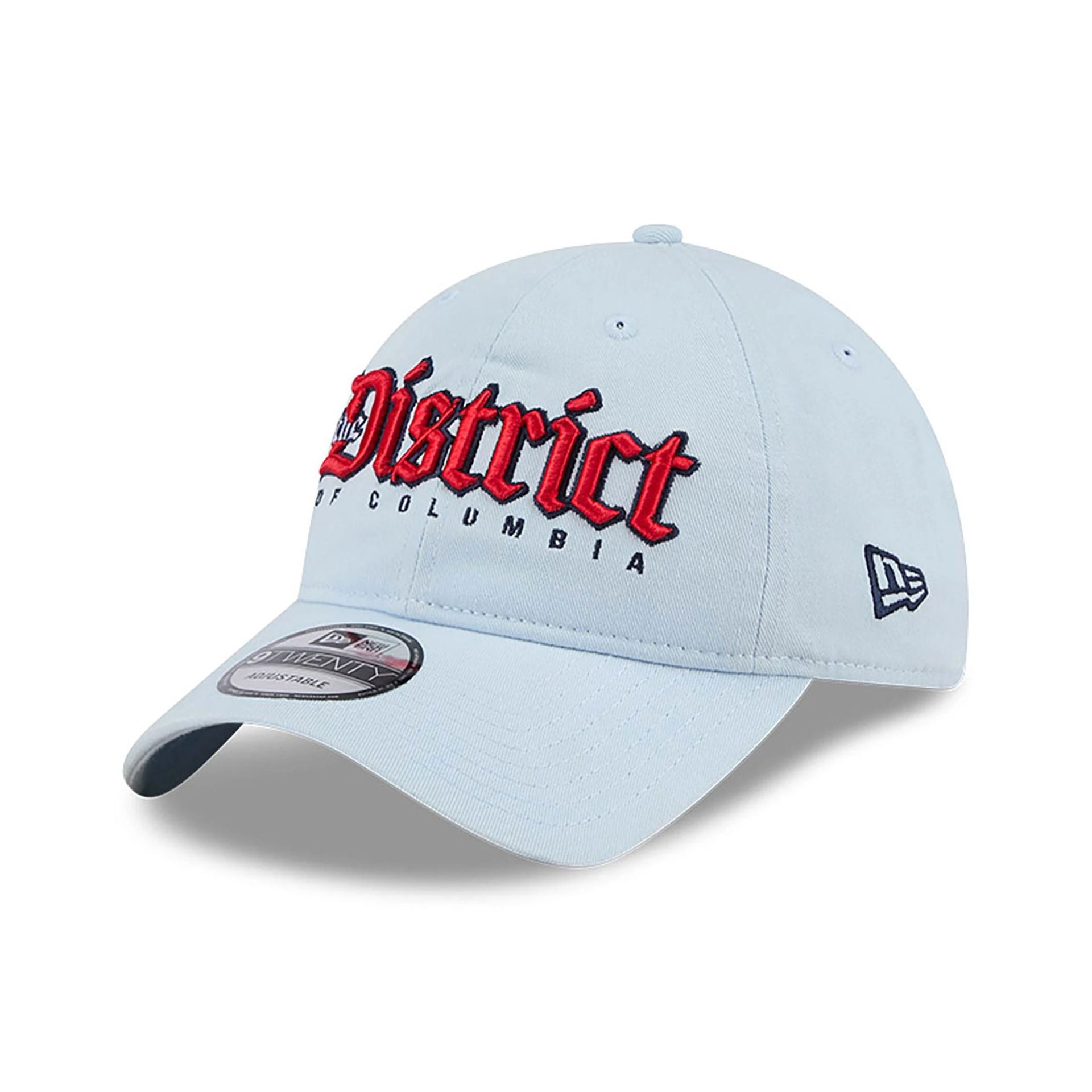 This is a Washington Wizards NBA City Edition Light Blue 9TWENTY Adjustable Cap 1