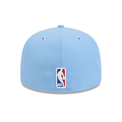 This is a Memphis Grizzlies NBA City Edition Pastel Blue 59FIFTY Fitted Cap 5