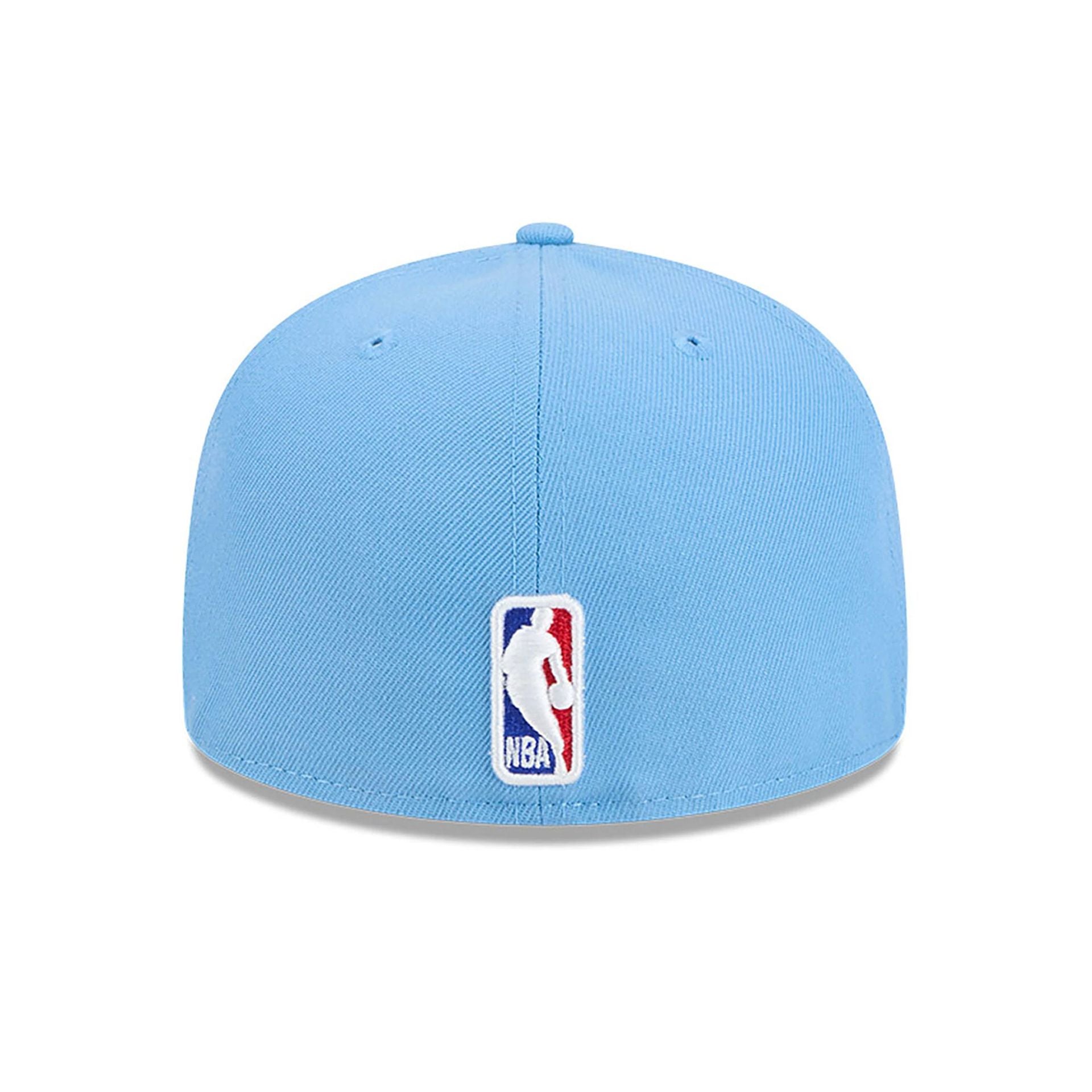 This is a Cleveland Cavaliers NBA City Edition Light Blue 59FIFTY Fitted Cap 5