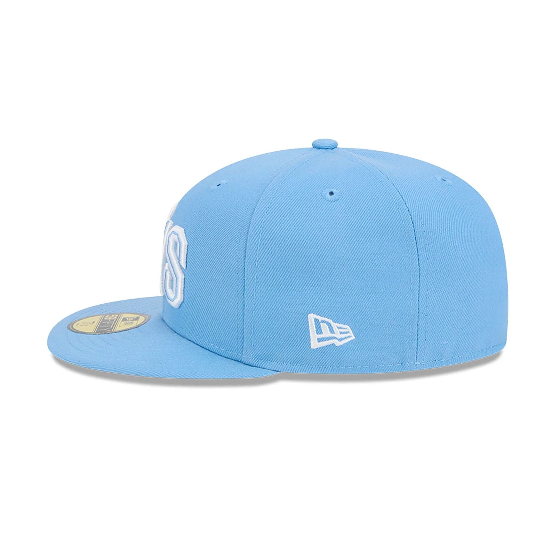 This is a Cleveland Cavaliers NBA City Edition Light Blue 59FIFTY Fitted Cap 7