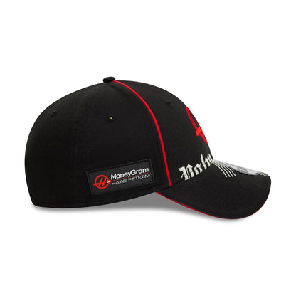 This is a Palm Angels x MoneyGram Haas F1 Team x New Era Black 9FORTY Adjustable Cap 6