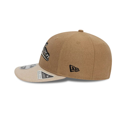 This is a McLaren x Reiss Brown Retro Crown 9FIFTY Strapback Cap 5