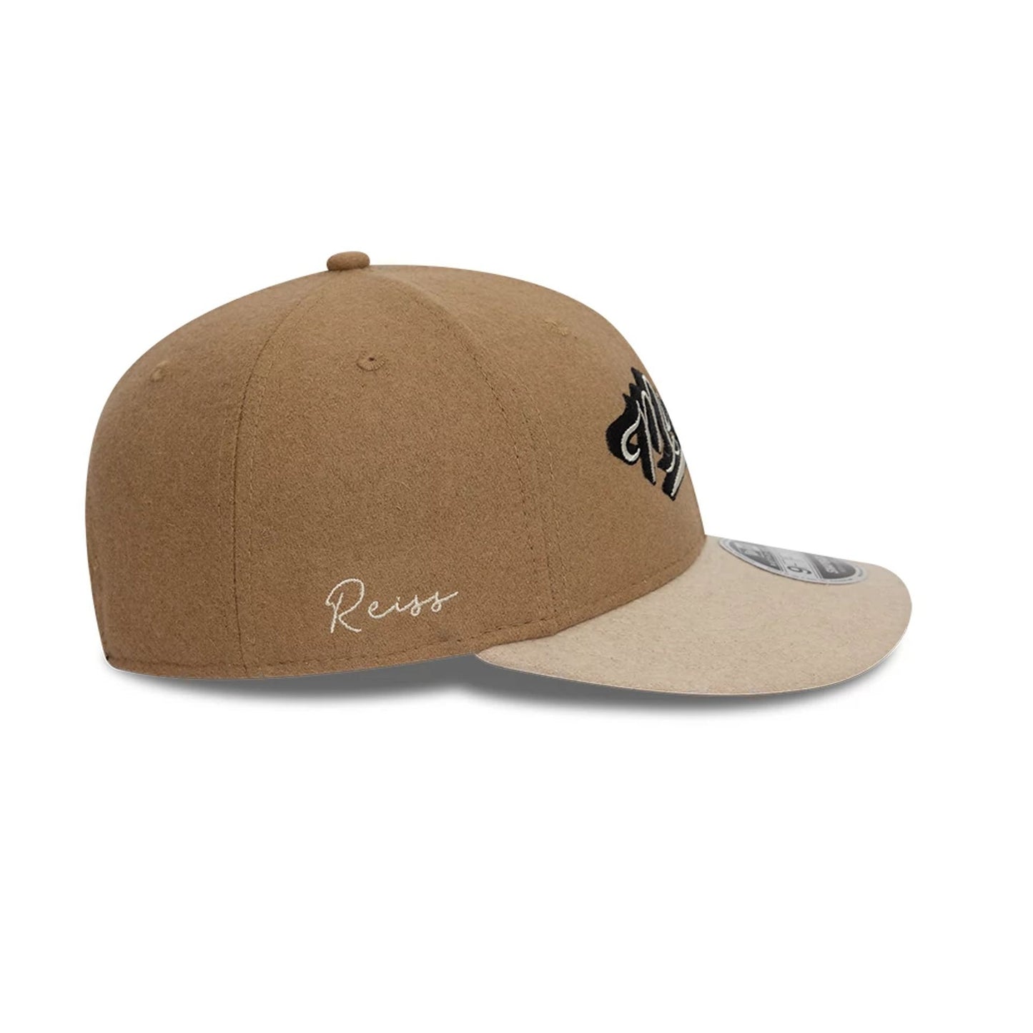 This is a McLaren x Reiss Brown Retro Crown 9FIFTY Strapback Cap 7