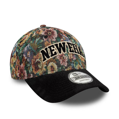 This is a New Era City Jacquard Dark Green 9FORTY Adjustable Cap 7