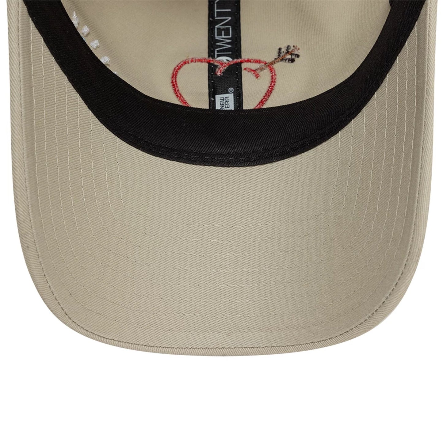 This is a New Era Scribble Light Beige 9TWENTY Adjustable Cap 2