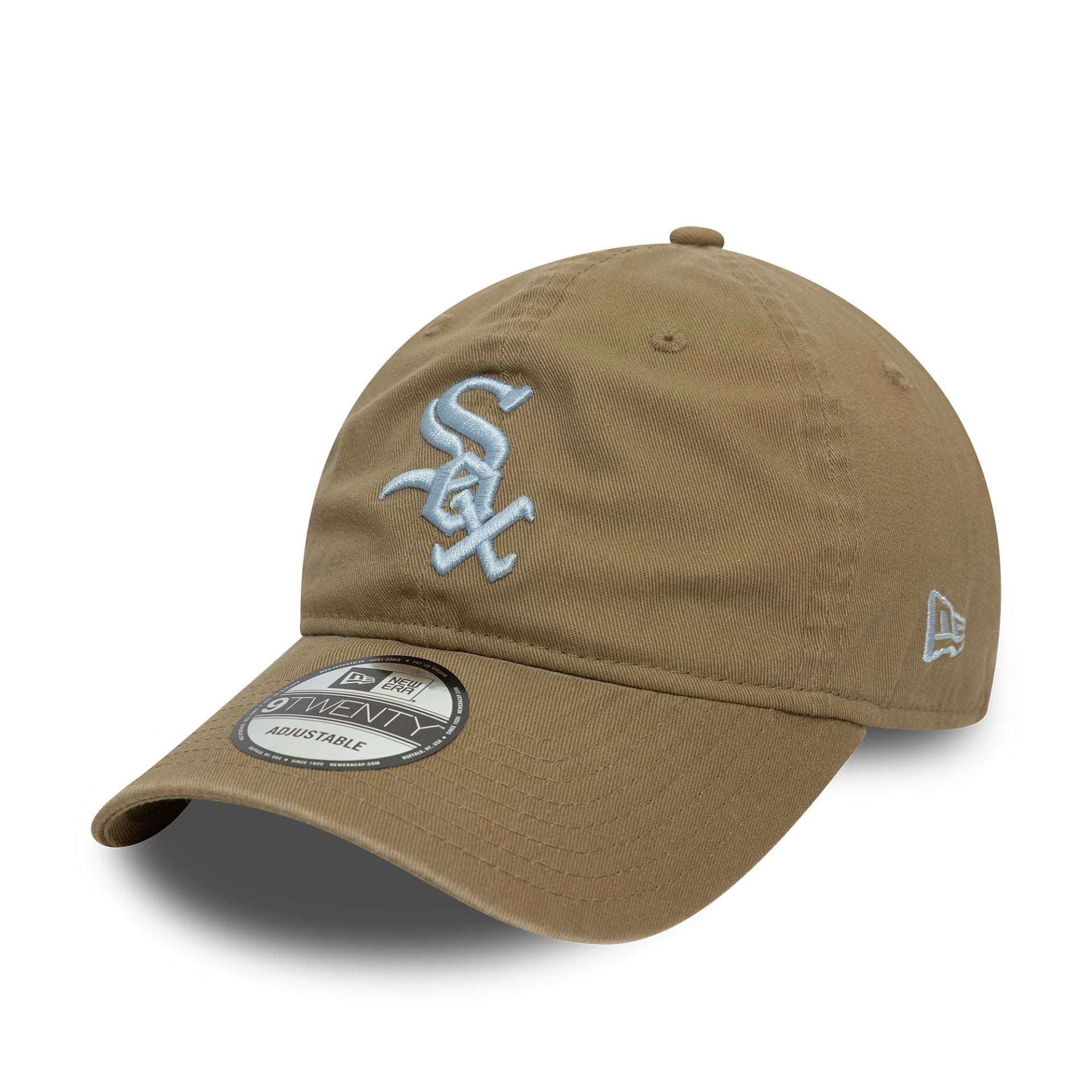 This is a Chicago White Sox Neutral Washed Brown 9TWENTY Adjustable Cap 1