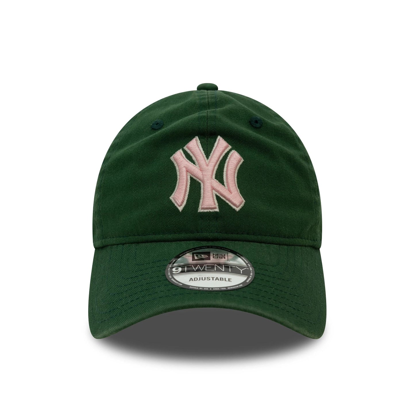 This is a New York Yankees Washed Outline Dark Green 9TWENTY Adjustable Cap 2