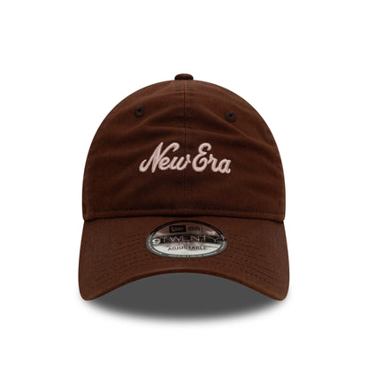 This is a New Era Essential Midi Dark Brown 9TWENTY Adjustable Cap 2