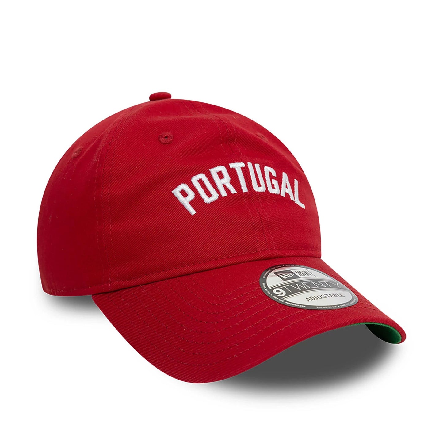 This is a Portugal National Team Wordmark Dark Red 9TWENTY Adjustable Cap 4