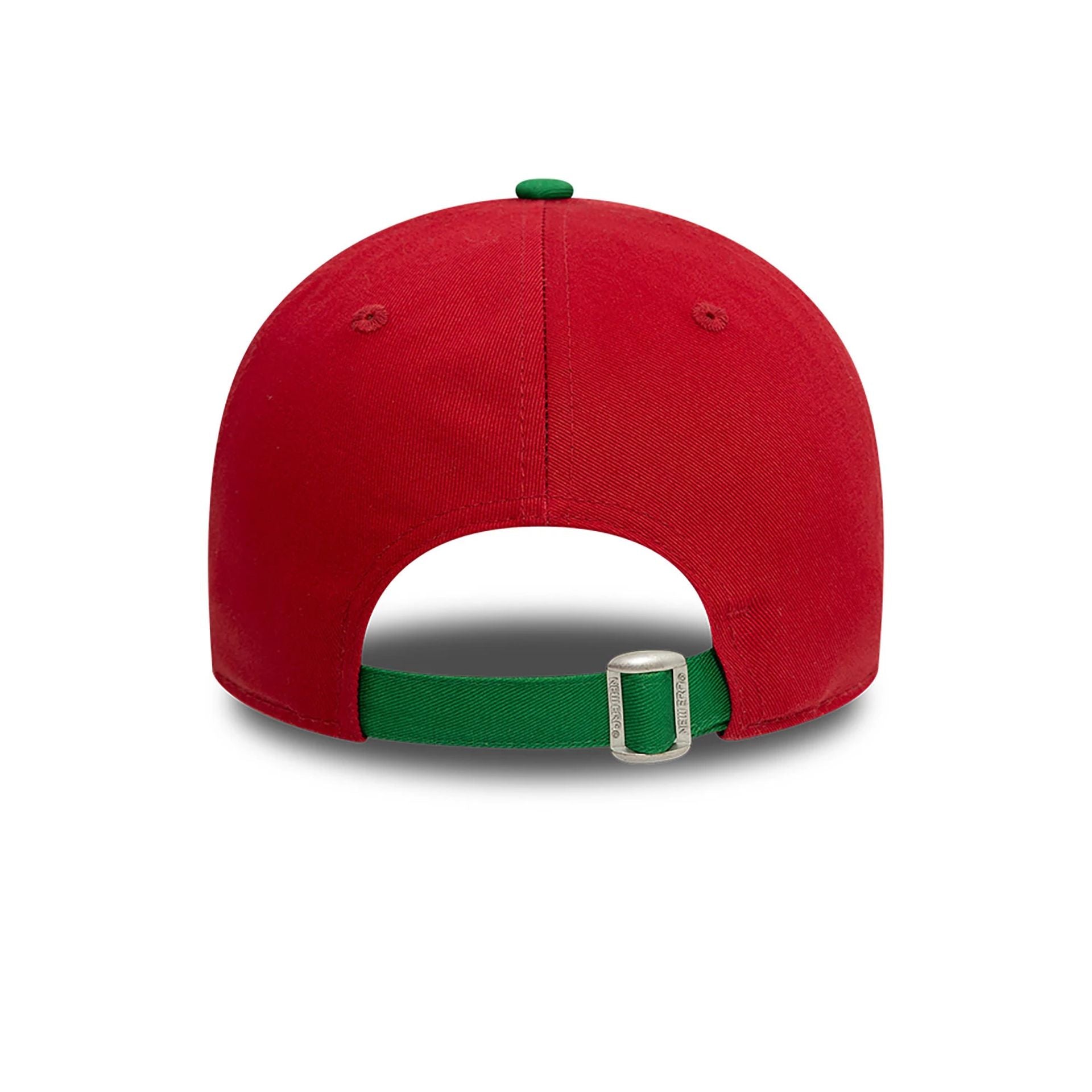 This is a Portugal National Team Home Dark Red and Green 9FORTY Adjustable Cap 4