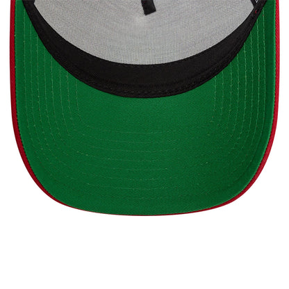 This is a Portugal National Team Core Dark Red 9FORTY E-Frame Trucker Adjustable Cap 2