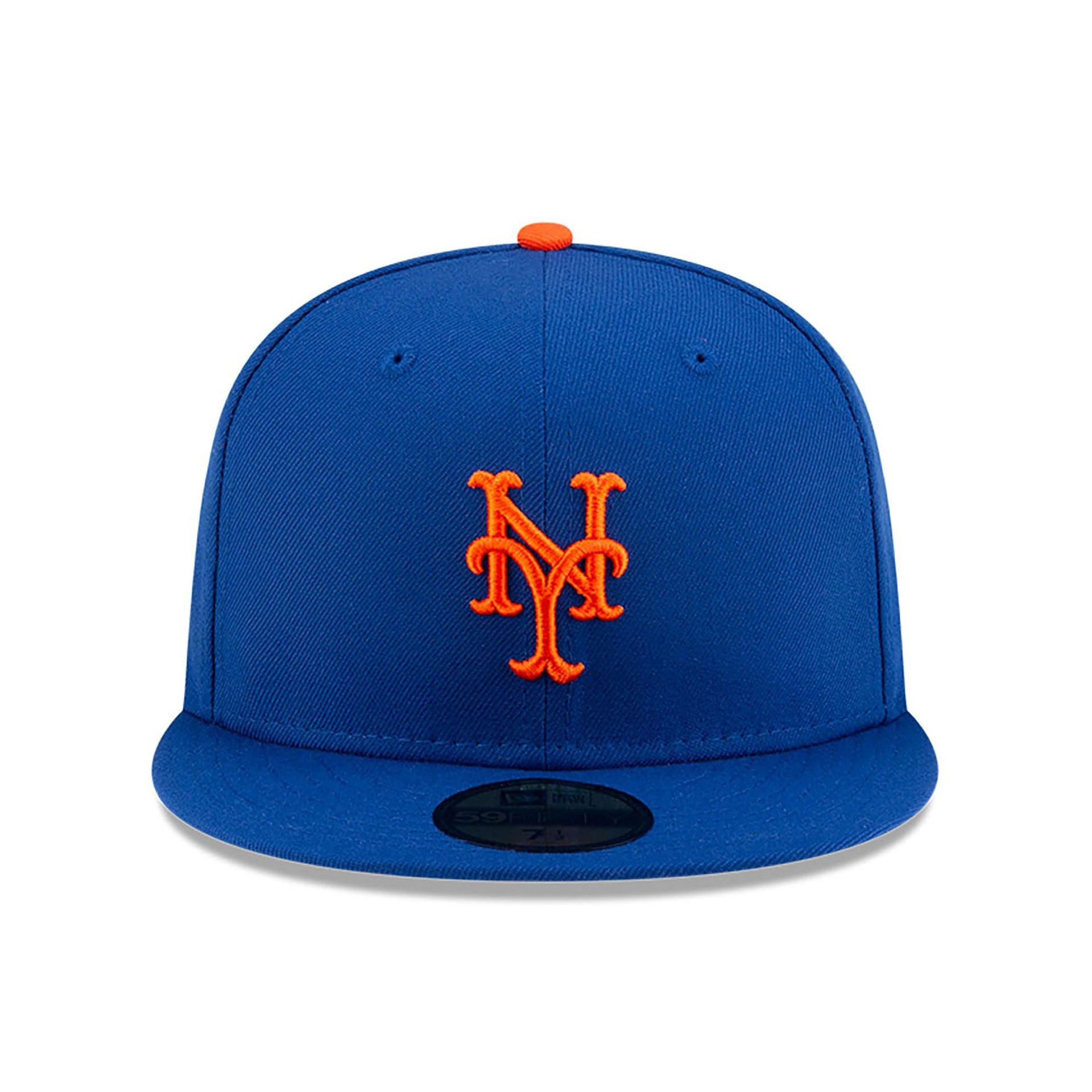 This is a New York Mets OVO x MLB 2024 Blue 59FIFTY Fitted Cap 3