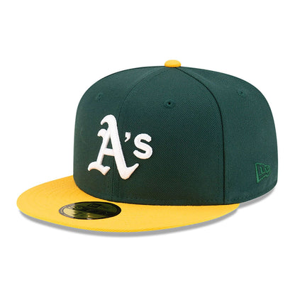 This is a Oakland Athletics OVO x MLB 2024 Dark Green 59FIFTY Fitted Cap 4