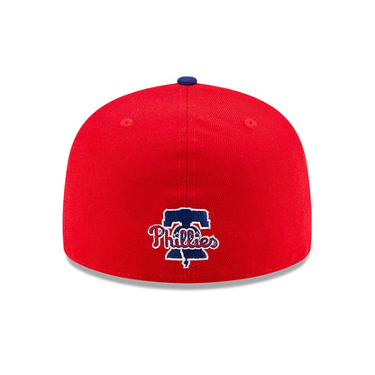 This is a Philadelphia Phillies OVO x MLB 2024 Red 59FIFTY Fitted Cap 5