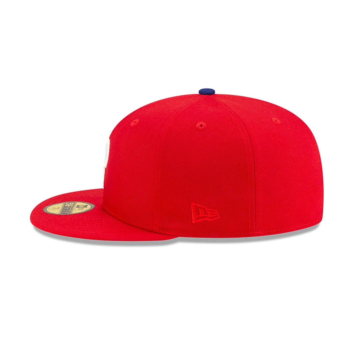 This is a Philadelphia Phillies OVO x MLB 2024 Red 59FIFTY Fitted Cap 7