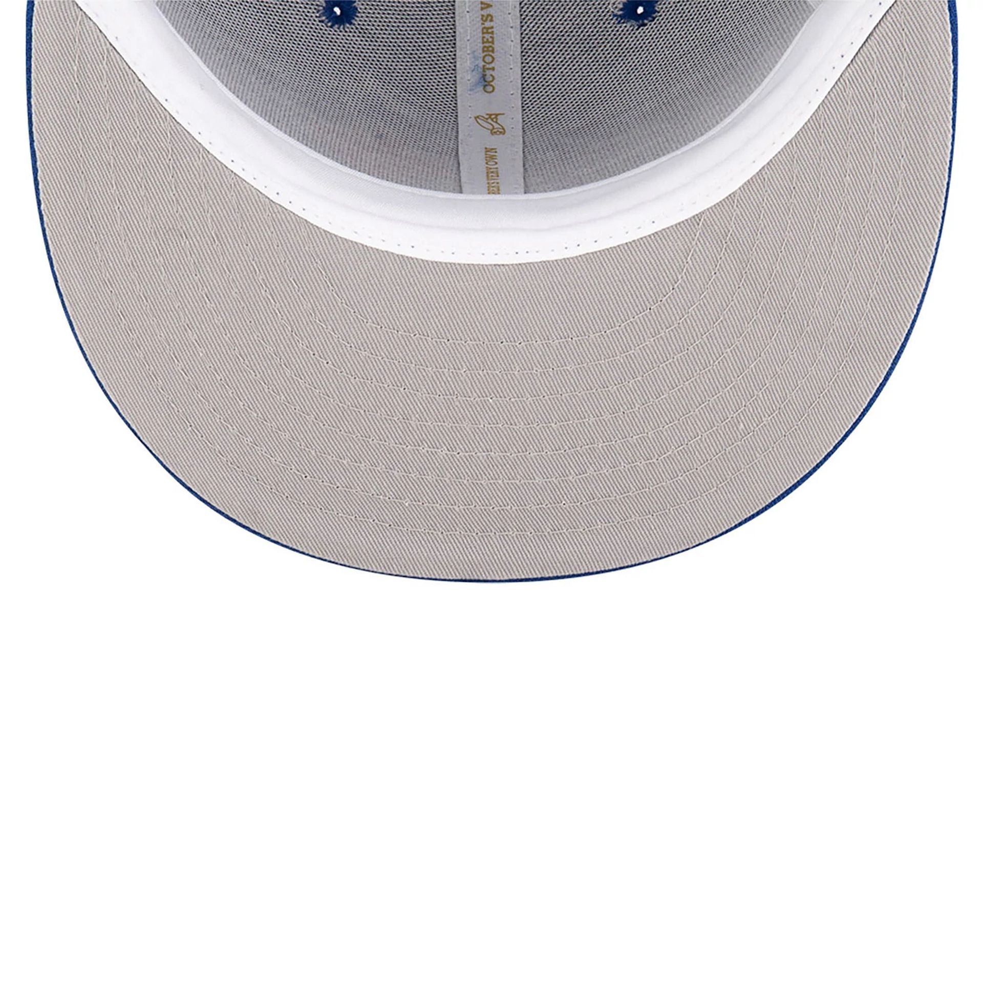 This is a Toronto Blue Jays OVO x MLB 2024 Blue 59FIFTY Fitted Cap 2