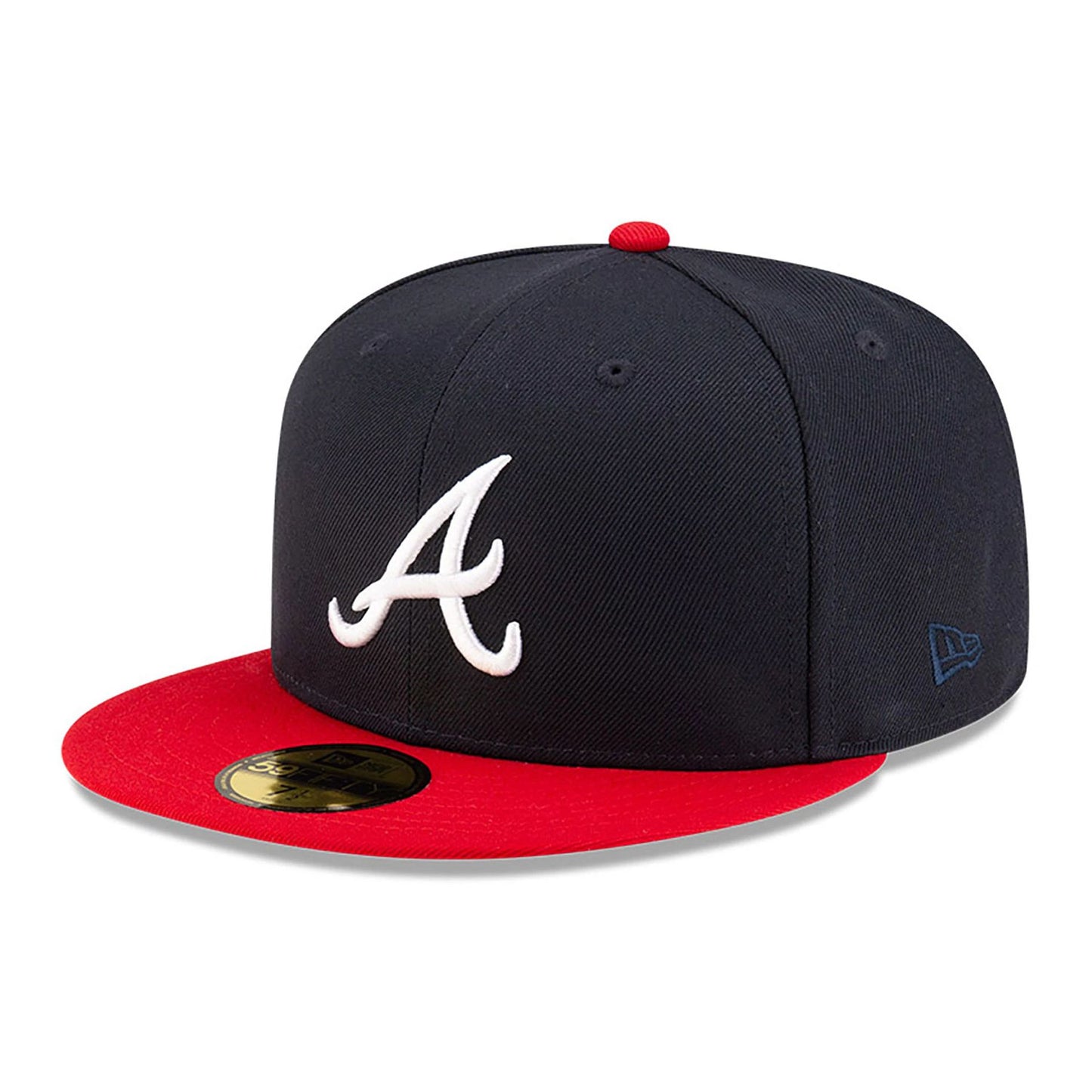 This is a Atlanta Braves OVO x MLB 2024 Navy 59FIFTY Fitted Cap 4