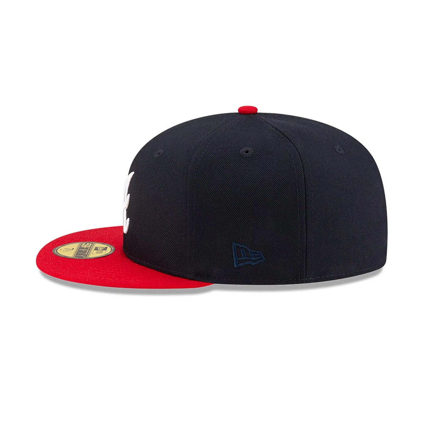 This is a Atlanta Braves OVO x MLB 2024 Navy 59FIFTY Fitted Cap 7