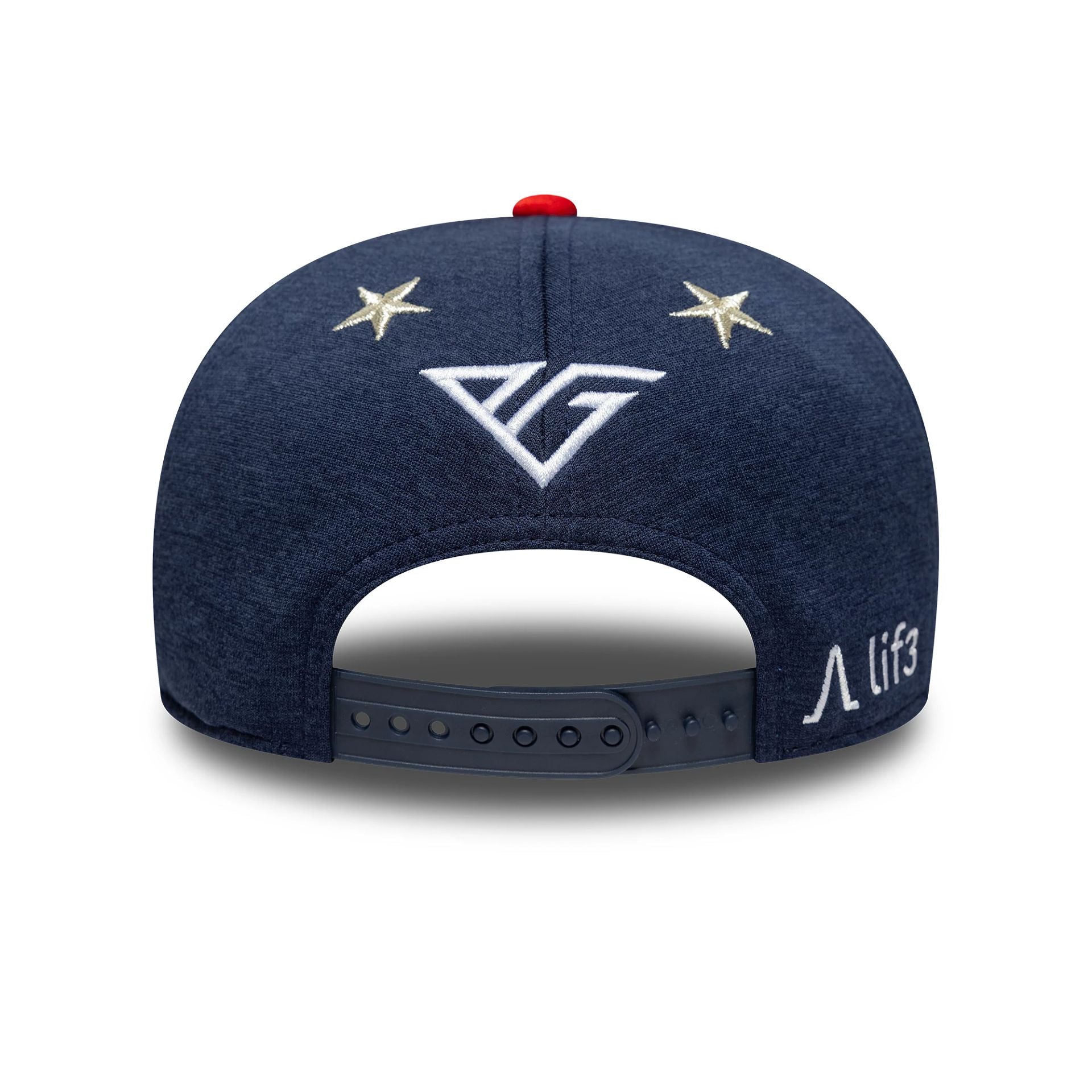 This is a Alpine Racing Vegas Race Special Pierre Gasly Navy 9FIFTY Original Fit Snapback Cap 5