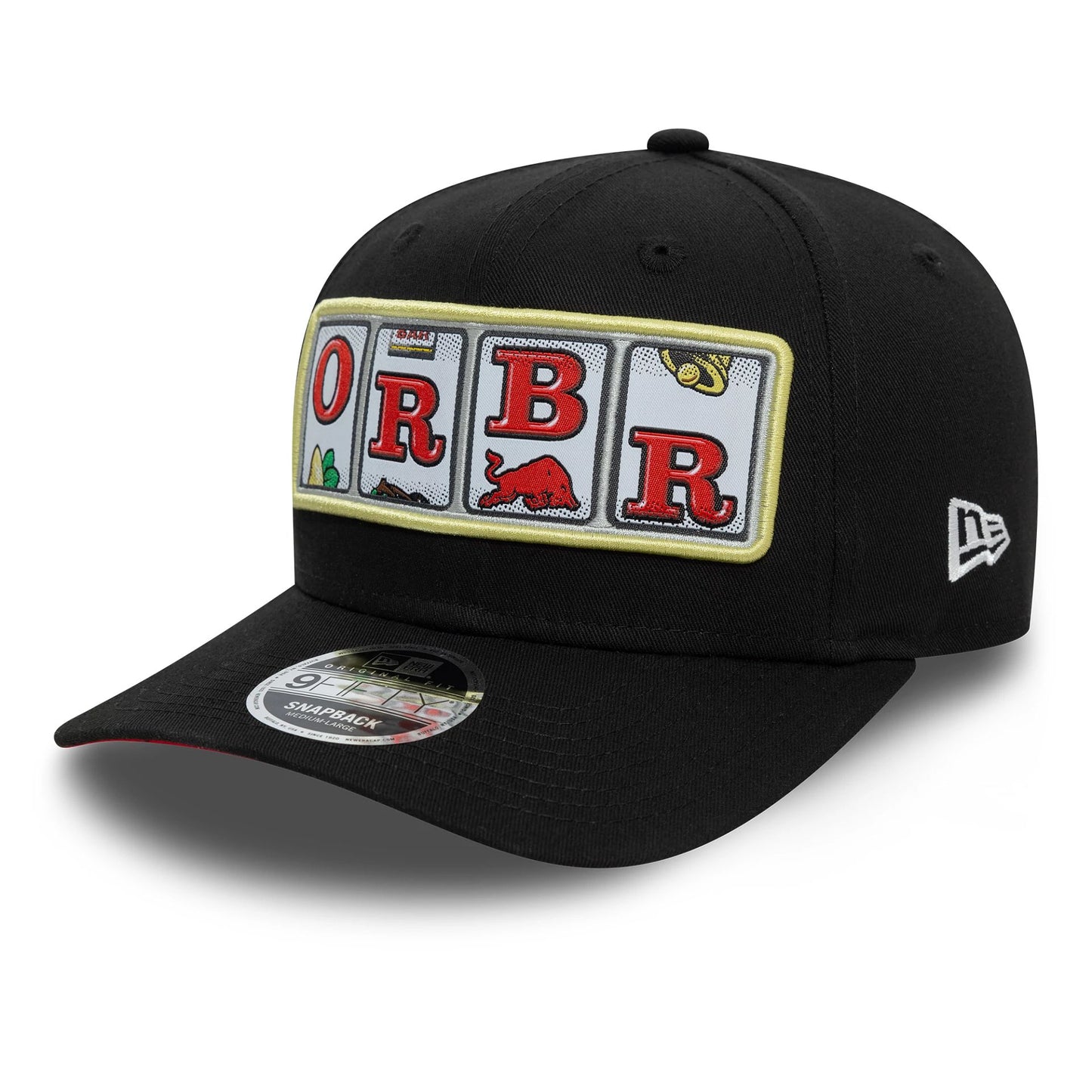 This is a Red Bull Racing Vegas Race Special Patch Black 9FIFTY Original Fit Snapback Adjustable Cap 4