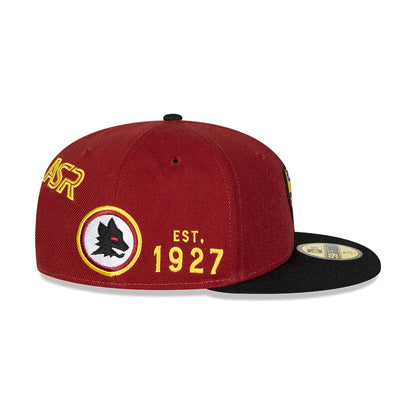 This is a AS Roma Exclusive Dark Red 59FIFTY Fitted Cap 6