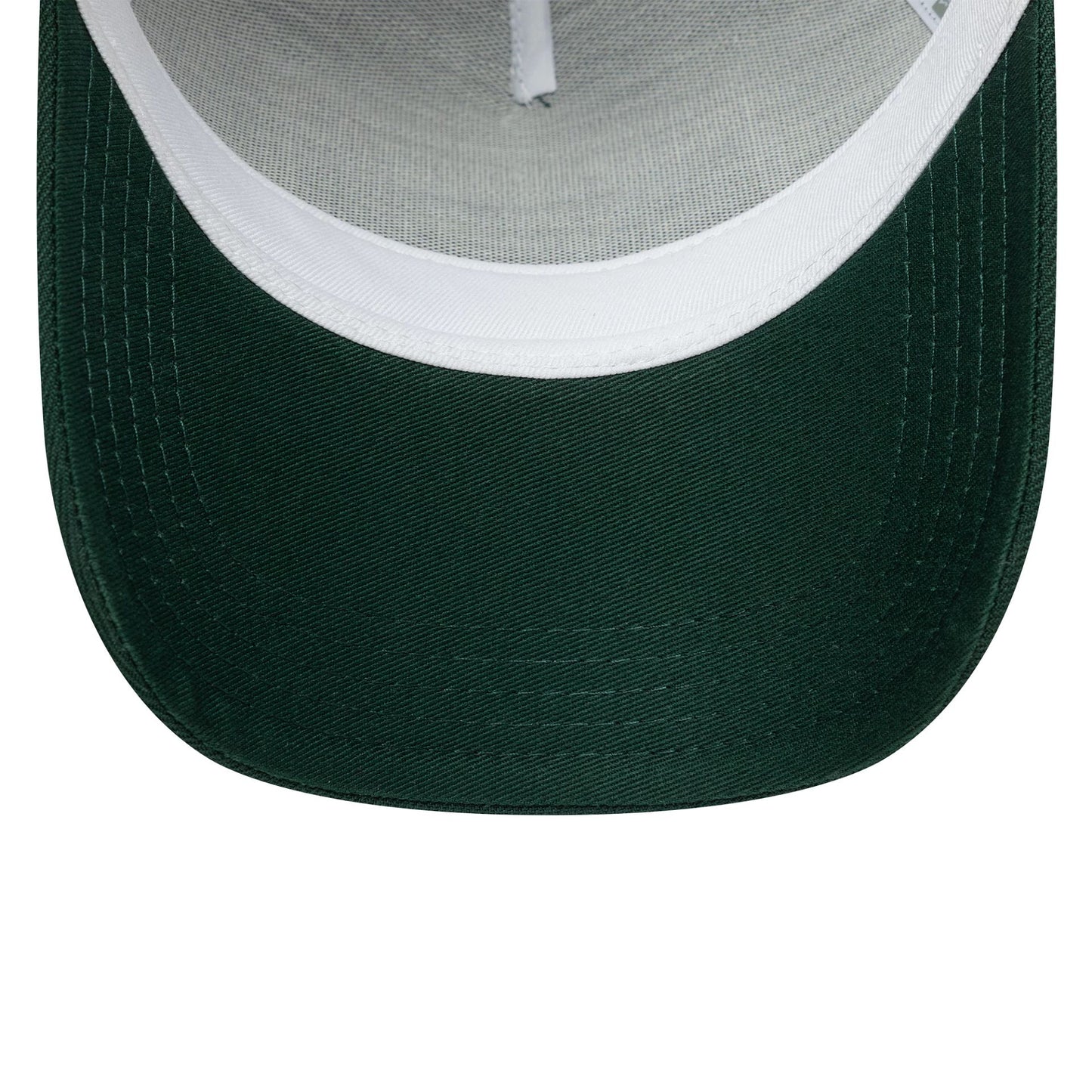 This is a New Era Vintage Dark Green 9FORTY A-Frame Trucker Adjustable Cap 5