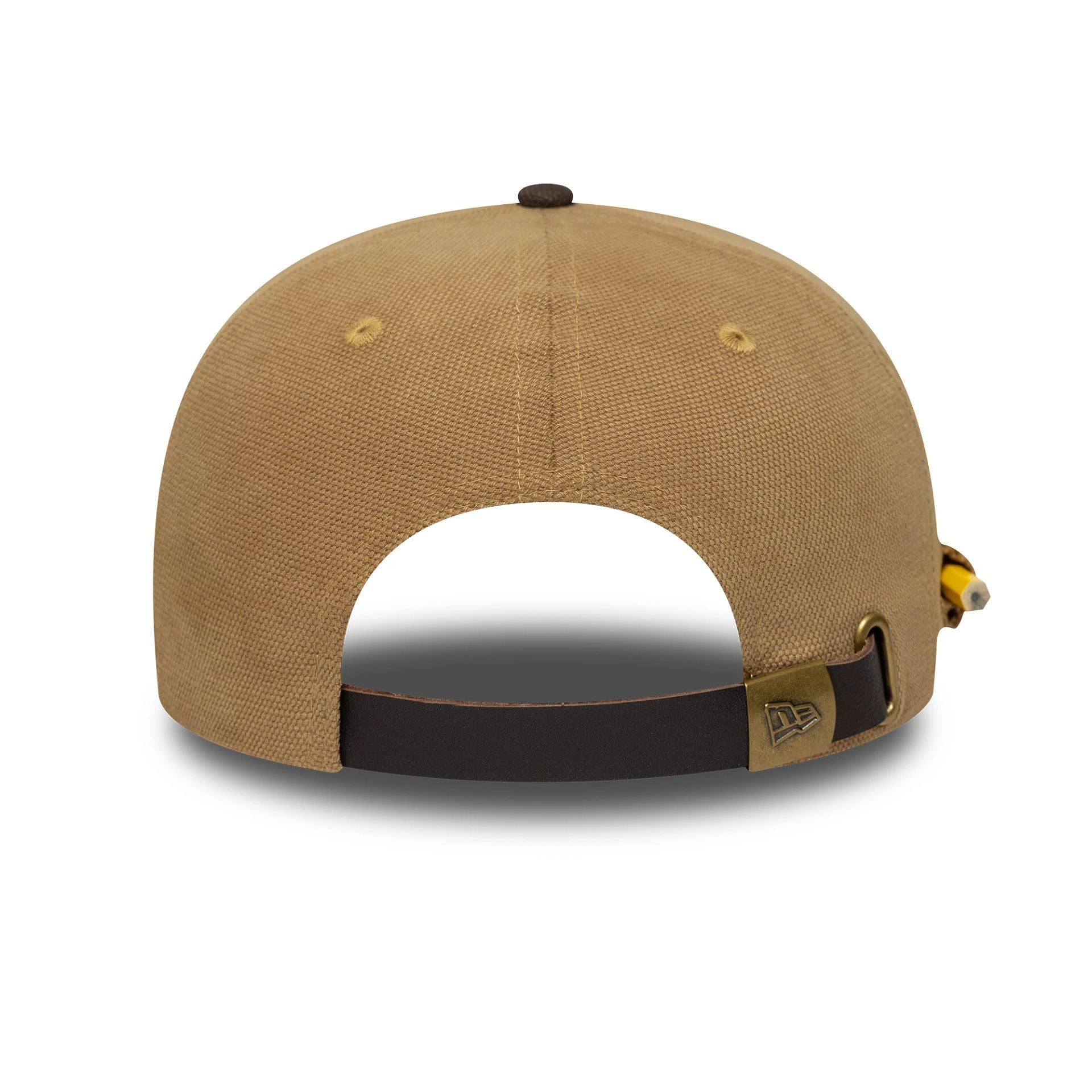 This is a New Era Workwear Beige Golfer Adjustable Cap 5