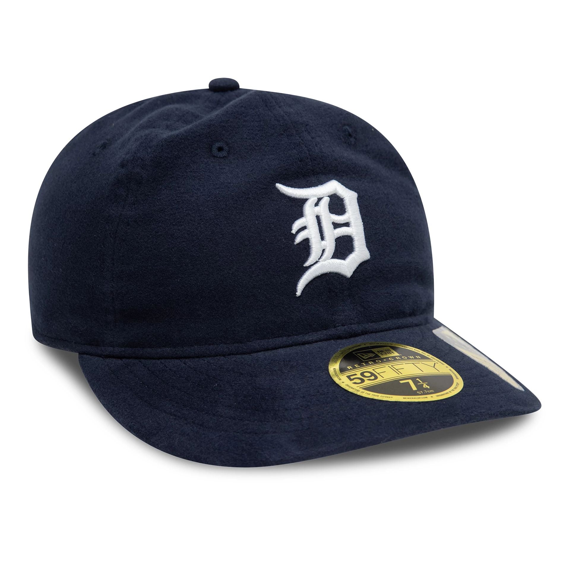 This is a Detroit Tigers Image Moleskin Navy Retro Crown 59FIFTY Fitted Cap 3