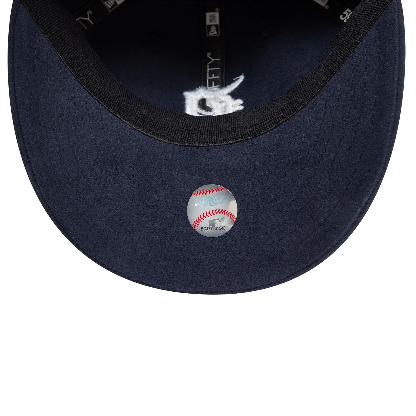 This is a Detroit Tigers Image Moleskin Navy Retro Crown 59FIFTY Fitted Cap 5