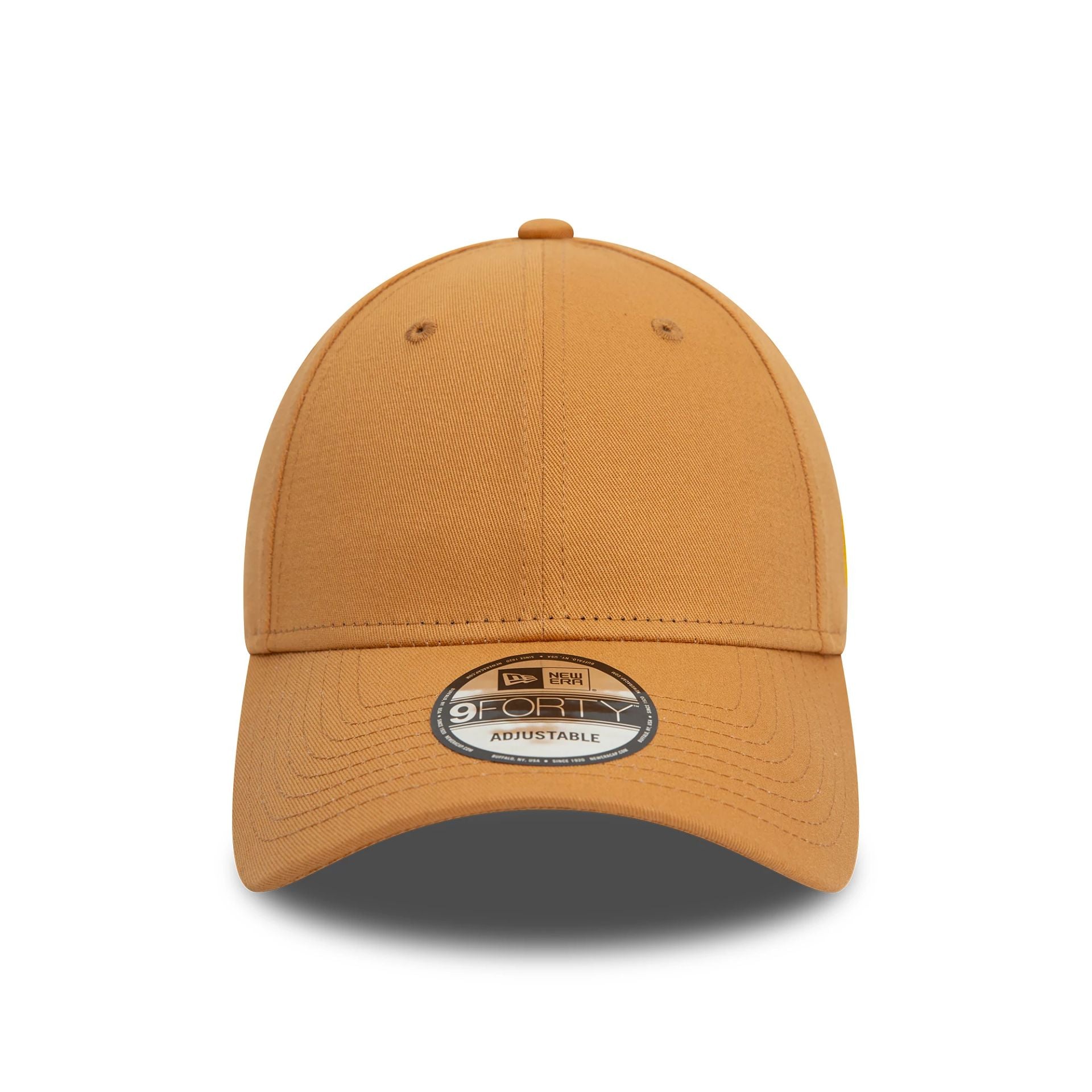 This is a New Era Essential Dark Beige 9FORTY Adjustable Cap 2