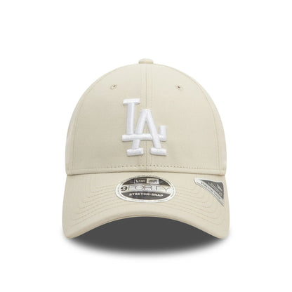 This is a LA Dodgers MLB Cream 9FORTY Stretch Snap Adjustable Cap 2