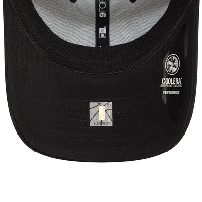 This is a Boston Celtics NBA Black 9FORTY Stretch Snap Adjustable Cap 5