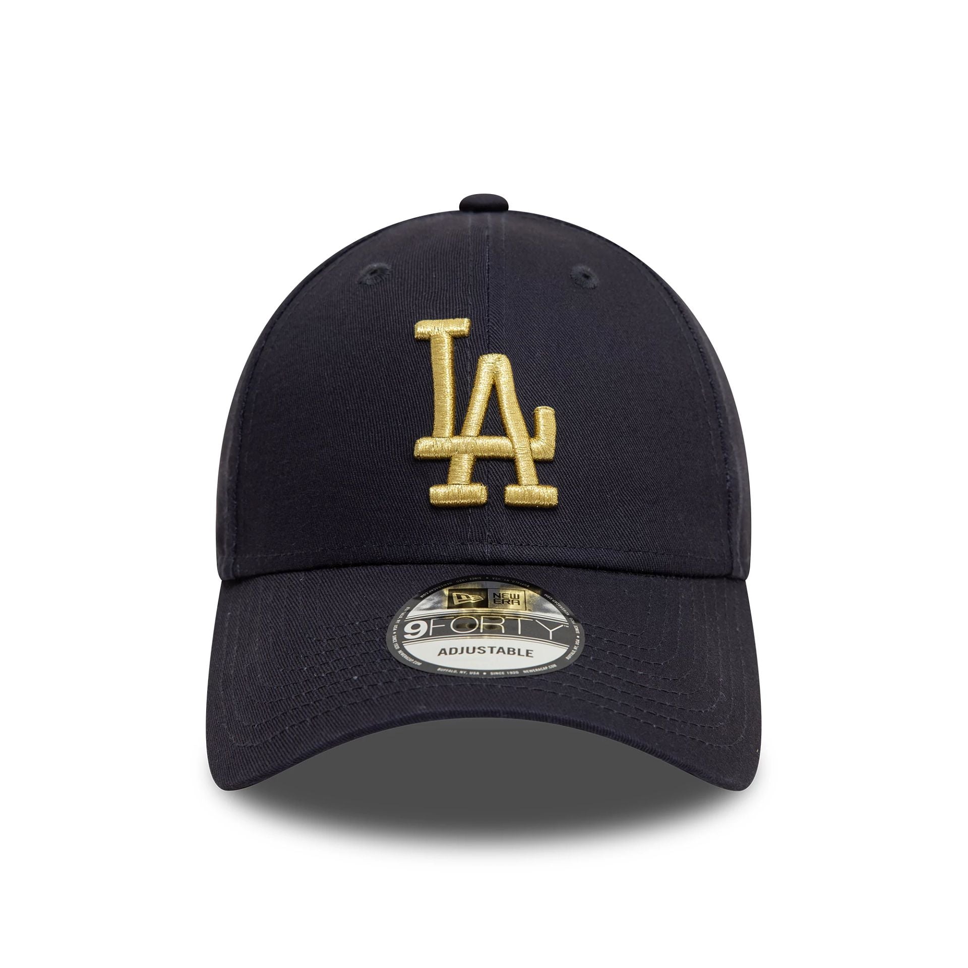 This is a LA Dodgers Metallic Navy 9FORTY Adjustable Cap 2