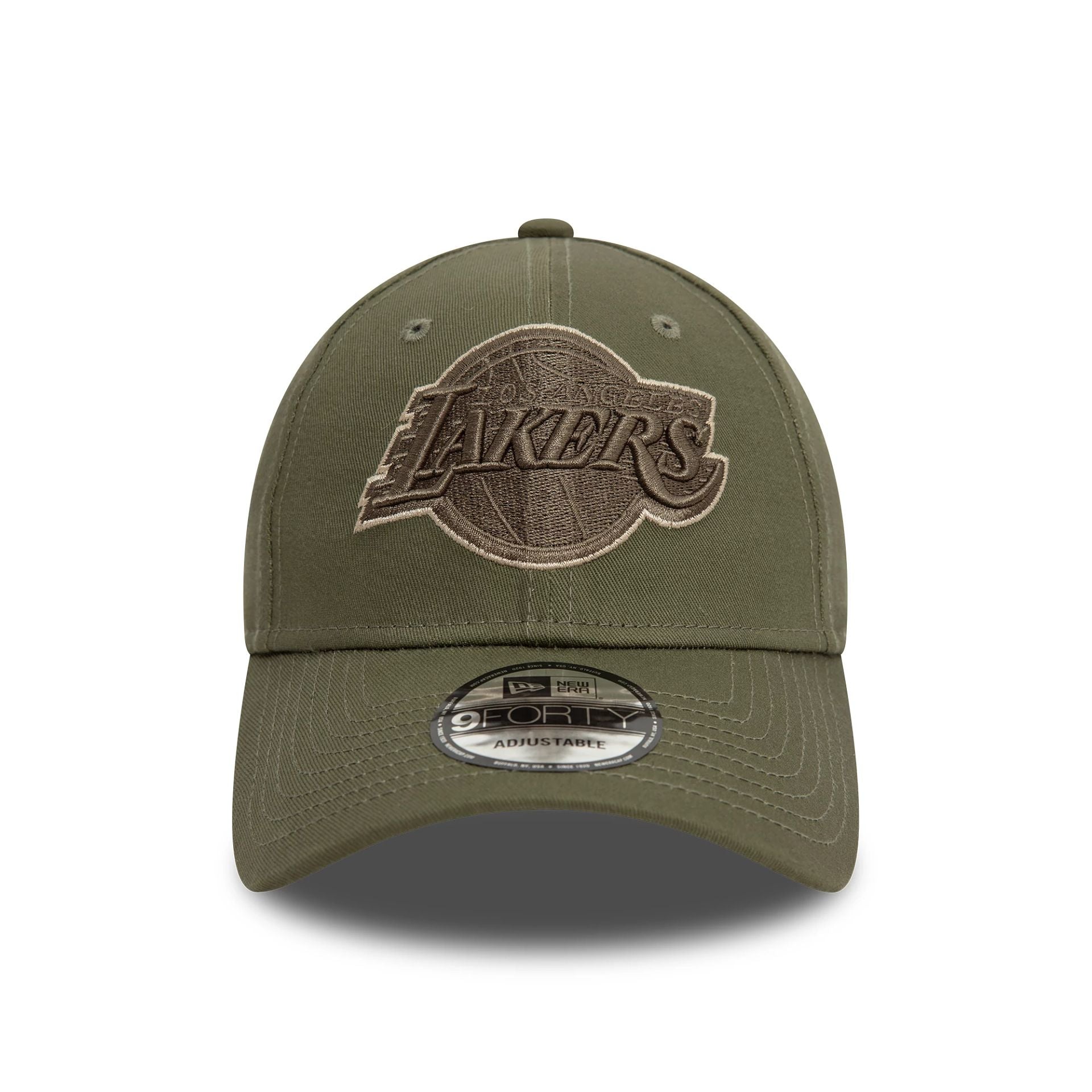 This is a LA Lakers Team Outline Green 9FORTY Adjustable Cap 2