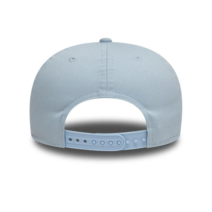 This is a Las Vegas Raiders Metallic Pastel Blue 9FIFTY Original Fit Snapback Adjustable Cap 4