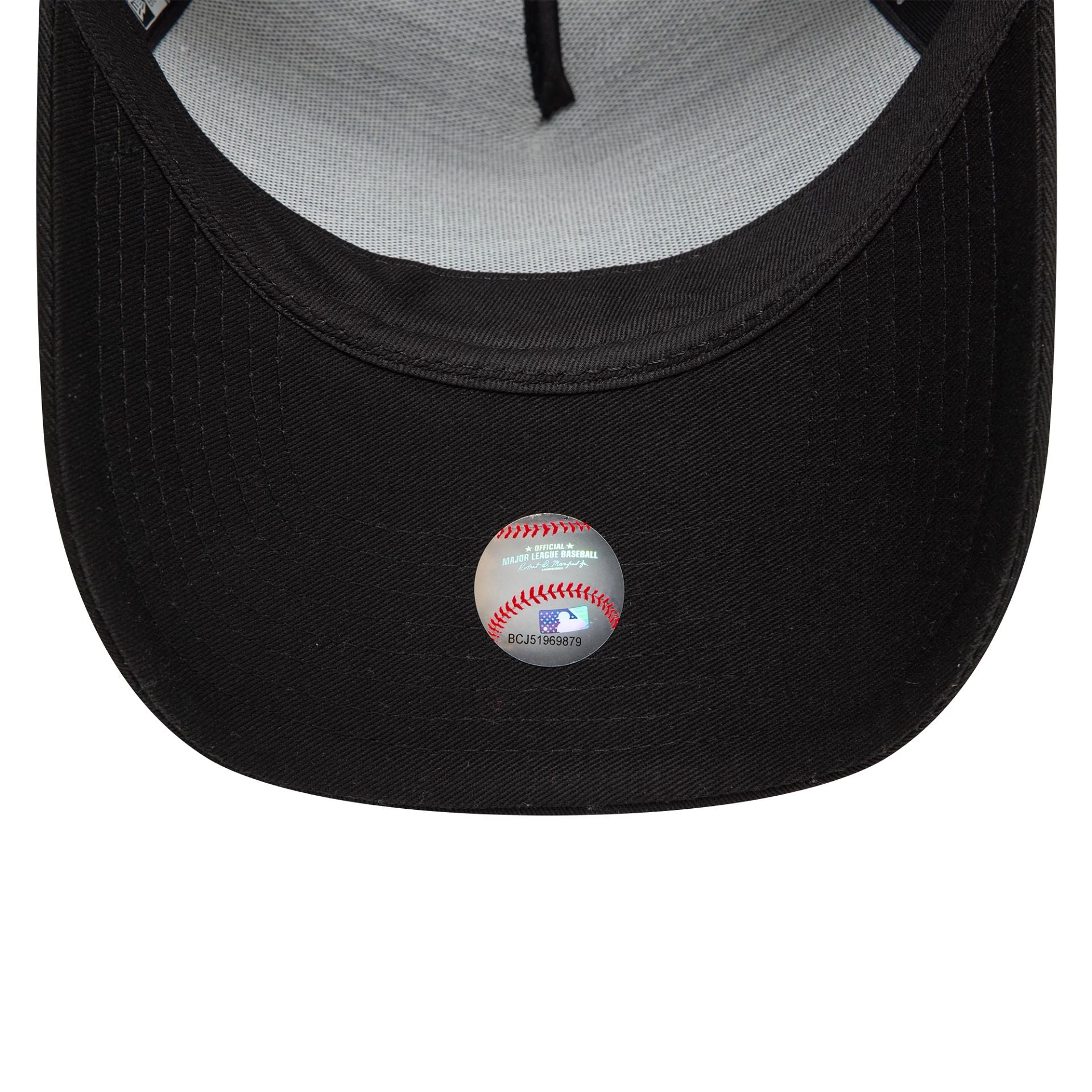 This is a New York Yankees Metallic Black 9FORTY A-Frame Adjustable Cap 5