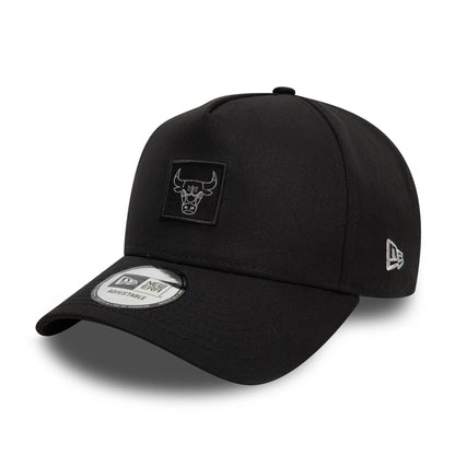 This is a Chicago Bulls Metallic Black 9FORTY A-Frame Adjustable Cap 1